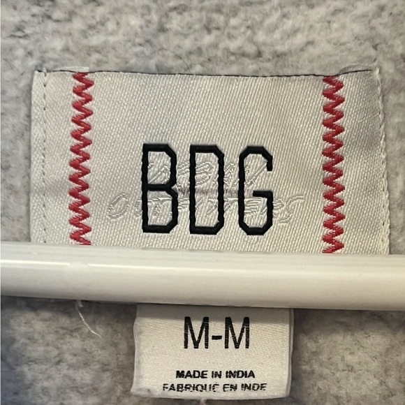 BDG women Crewneck Sweater in Gray and Black Stripes - Picture 4 of 4